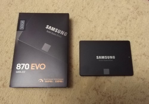Фото SSD накопичувач Samsung 870 EVO 500 GB (MZ-77E500BW) від користувача 