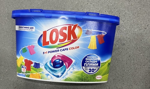 Фото Капсули для прання Losk Тріо-капсули Color 12 шт. (9000101502787) від користувача Orestiv.