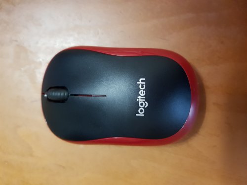 Фото Миша Logitech M185 Wireless Mouse Red (910-002237, 910-002240, 910-002633) від користувача Елена Ильютчик