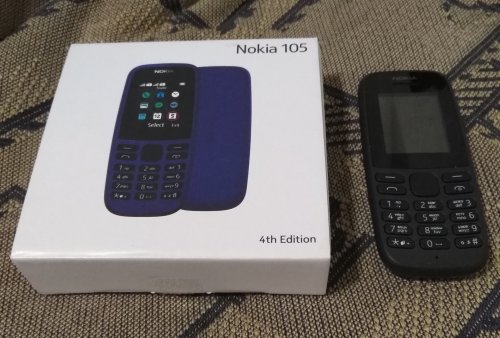Фото Мобільний телефон Nokia 105 Dual Sim 2019 Black (16KIGB01A01) від користувача 