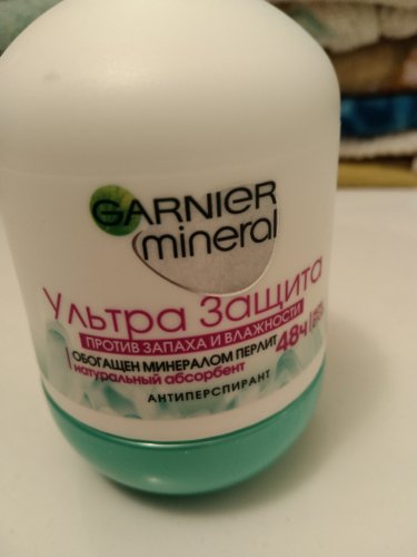 Фото роликовий дезодорант Garnier Антиперспирант  Mineral Ультразащита против запаха и влажности роликовый 50 мл (3600541448483) від користувача V1