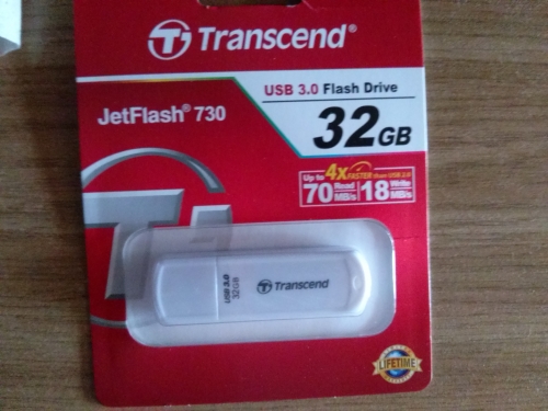 Фото Флешка Transcend 32 GB JetFlash 730 TS32GJF730 від користувача Dima