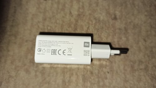 Фото Мережевий зарядний пристрій Xiaomi Mi Adaptor EU White (MDY-09-EW) від користувача Turbo-Yurik