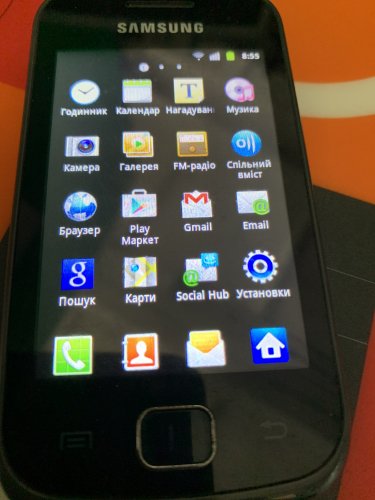 Фото Смартфон Samsung S5660 Galaxy Gio (Dark Silver) від користувача Hot