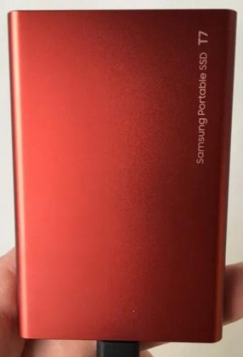Фото SSD накопичувач Samsung T7 500 GB Red (MU-PC500R/WW) від користувача inga.chornobays