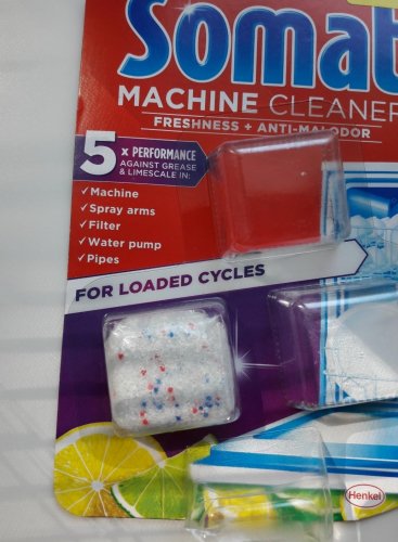 Фото засіб для чищення Somat Средство по уходу за посудомоечной машиной Machine Cleaner 60 г (9000100999786) від користувача Mexanik