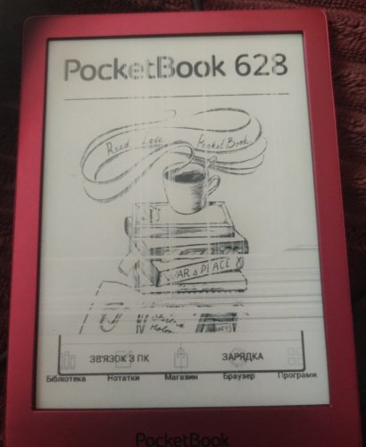 Фото Електронна книга PocketBook 628 Touch Lux 5 Ink Black (PB628-P-CIS) від користувача Владислав