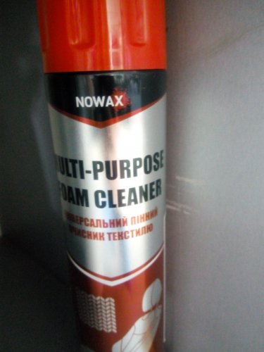 Фото Очищувач NOWAX MULTI-PURPOSE FOAM CLEANER NX65000 від користувача Seem