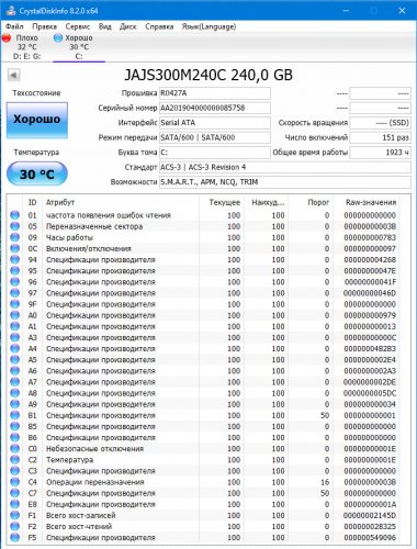 Фото SSD накопичувач LEVEN JS300 240 GB (JS300SSD240GB) від користувача ST033