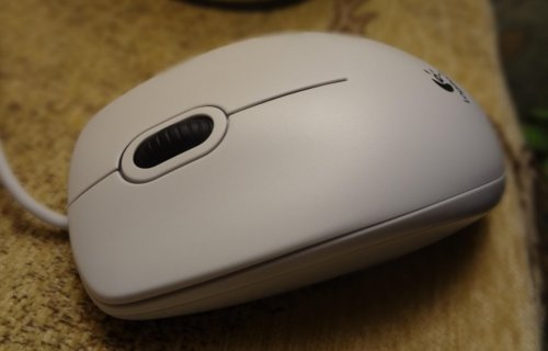 Фото Миша Logitech B-100 Optical Mouse white (910-003360) від користувача Mexanik