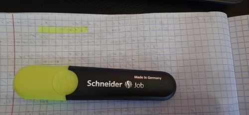 Фото Маркер Schneider Текстмаркер  Job 150 1-5мм жовтий (10) (240) №S1505 від користувача Tukanoff