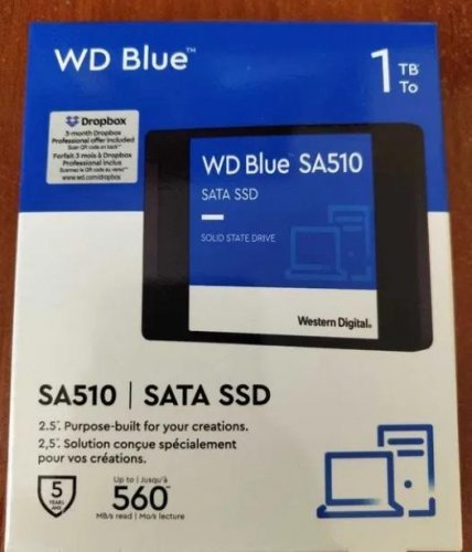Фото SSD накопичувач WD Blue SA510 1 TB (WDS100T3B0A) від користувача Natalivasel