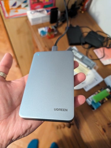Фото Зовнішня кишеня для диска UGREEN CM300 USB 3.1 Gen 2 Hard Drive Enclosure (70499) від користувача LOCKDOC