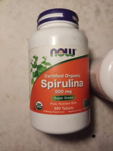 Фото Біологічно-активна добавка Now Spirulina 500 mg 200 tab від користувача zeroload