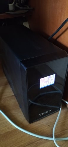 Фото резервний UPS Vinga LCD 1500VA metal case (VPC-1500M) від користувача Катруся