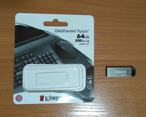 Фото Флешка Kingston 64 GB DataTraveler Kyson (DTKN/64GB) від користувача 