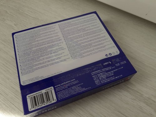Фото Диск Verbatim DVD-R 4,7GB 16x Slim Case 5шт (43557) від користувача QuickStarts