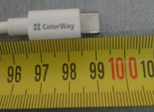 Фото Кабель USB Type-C ColorWay USB/Type-C White 1m (CW-CBUC019-WH) від користувача Romanoff