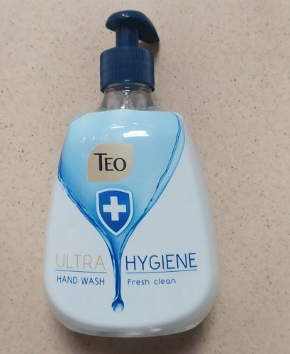 Фото рідке мило Teo Мыло жидкое  Tete-a-tete Ultra Hygiene Aquamarine дозатор 400мл (3800024045417) від користувача jozefin L