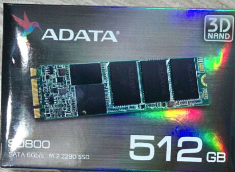 Фото SSD накопичувач ADATA Ultimate SU800 M.2 512 GB (ASU800NS38-512GT-C) від користувача mandragor971