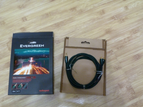 Фото Аудіокабель AudioQuest Evergreen 3.5mm-RCA 2m (EVERG02MR) від користувача 