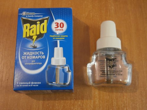 Фото Рідина для фумігатора Raid Жидкость от комаров 30 ночей (5010182991183) від користувача Дмитрий Ярмаш
