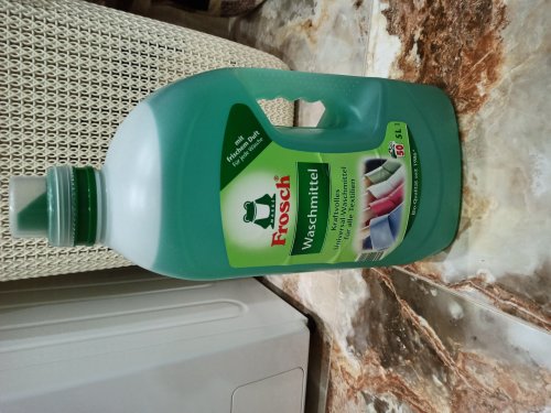 Фото Рідкий засіб для прання Frosch Гель для прання кольорових тканин 5 л (4009175956163) від користувача JVM