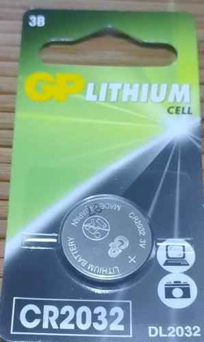 Фото Батарейка GP Batteries CR-2032 bat(3B) Lithium 5 шт (CR2032-8U5) від користувача Xardal