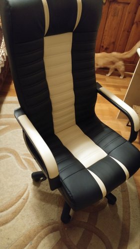 Фото Офісне крісло для керівника RONDI Атлант PL Combo black (1410197914) від користувача Sharcoola