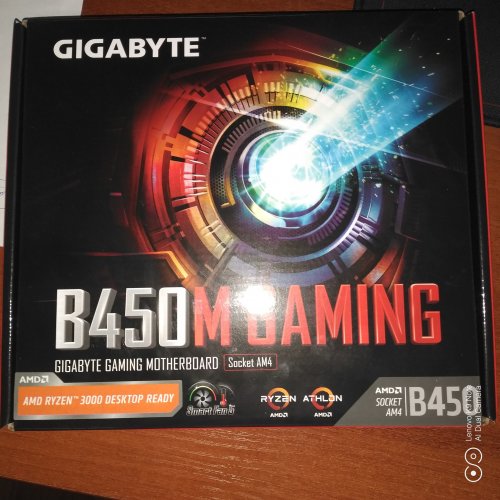 Фото Материнська плата GIGABYTE B450M GAMING від користувача schwabra