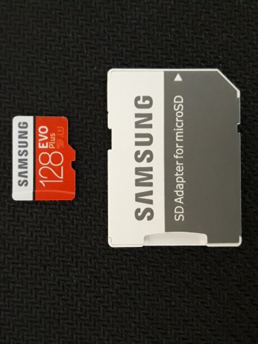 Фото Карта пам'яті Samsung 128 GB microSDXC Class 10 UHS-I U3 EVO Plus + SD Adapter MB-MC128GA від користувача Interim
