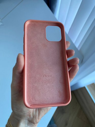 Фото Чохол для смартфона Apple iPhone 11 Pro Silicone Case - Grapefruit (MY1E2) від користувача Ольга Гавриш