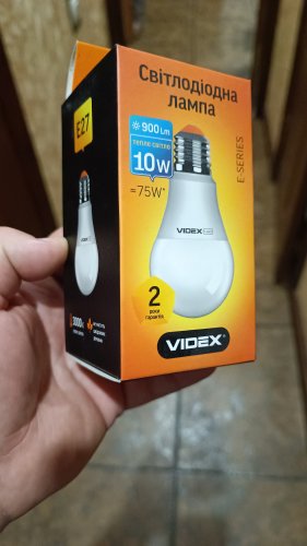 Фото Світлодіодна лампа LED VIDEX LED A60e 10W E27 3000K 220V (VL-A60e-10273) від користувача QuickStarts