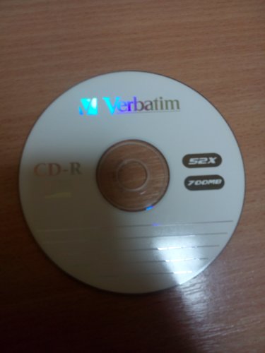 Фото Диск Verbatim CD-R 700MB 52x Spindle Packaging 100шт (43411) від користувача Саша Савченко