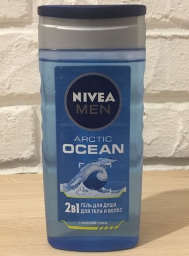 Фото гель для душу Nivea Гель для душа  Men 2в1 Arctic Ocean мужской для тела и волос с морской солью 250 мл (4005900654250) від користувача Mexanik