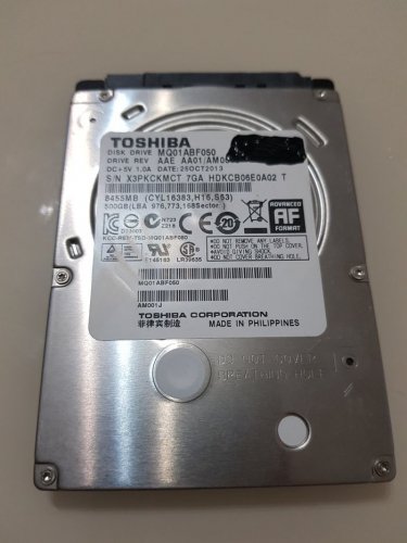 Фото Жорсткий диск Toshiba MQ01ABD050 від користувача savaof
