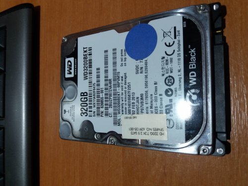 Фото Жорсткий диск WD Black 2.5" WD3200BEKX від користувача dinamit666