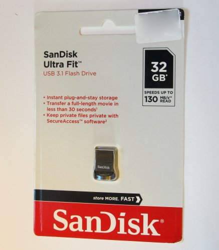 SanDisk 32 GB Flash Drive USB USB 3.1 Ultra Fit