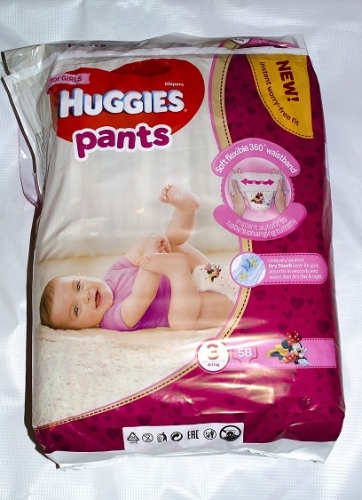 Фото Трусики-підгузники Huggies Подгузники-трусики Pants для девочек 3 58 шт від користувача Tatyana  Korchagina