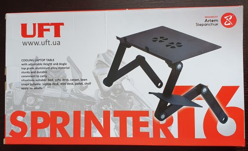 Фото Столик для ноутбука UFT Sprinter T6 Black від користувача Архімед