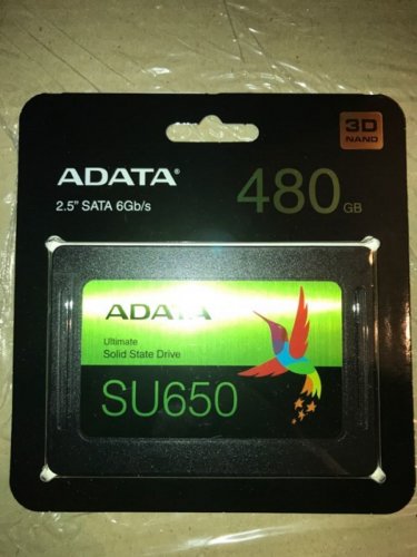 Фото SSD накопичувач ADATA Ultimate SU650 480 GB (ASU650SS-480GT-R) від користувача Cerber