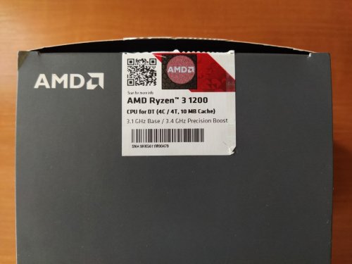 Фото Процесор AMD Ryzen 3 1200 (YD1200BBAEBOX) від користувача Isolar