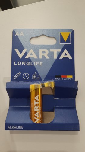 Фото Батарейка Varta AA bat Alkaline 2шт LONGLIFE EXTRA (04106 101 412) від користувача Taras Yanishevskyi