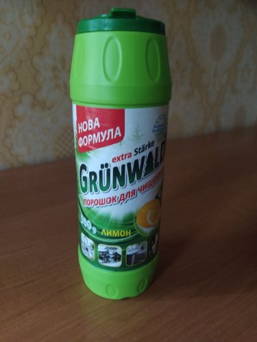 Фото Порошок для прибирання Grunwald Порошок для чищення  Лимон 500 г (4823069704629) від користувача Gouster