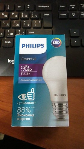 Фото Світлодіодна лампа LED Philips ESS LEDBulb 9W E27 6500K 230V RCA (929002299487) від користувача greatmf