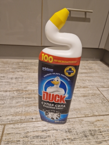 Фото Рідкий засіб для прибирання Duck Чистящее средство 5 в 1 Видимый эффект 500 мл (4823002004199) від користувача 2364275