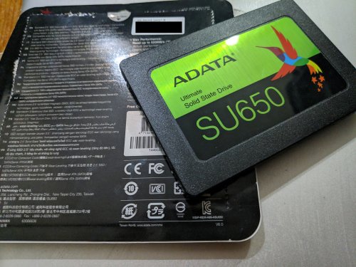 Фото SSD накопичувач ADATA Ultimate SU650 240 GB (ASU650SS-240GT-R) від користувача Мертвий ринок ПК