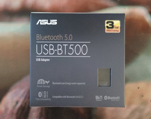 Фото Bluetooth адаптер ASUS USB-BT500 (90IG05J0-MO0R00) від користувача Gouster