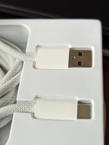Фото Кабель USB Type-C Baseus Dynamic Series Fast Charging Data Cable USB to Type-C 100W 1m White (CALD000602) від користувача Dmitriy Bortnik