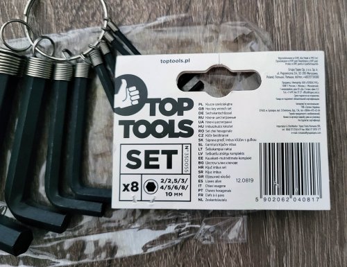 Фото Набір шестигранних ключів Top Tools 35D055 від користувача 339